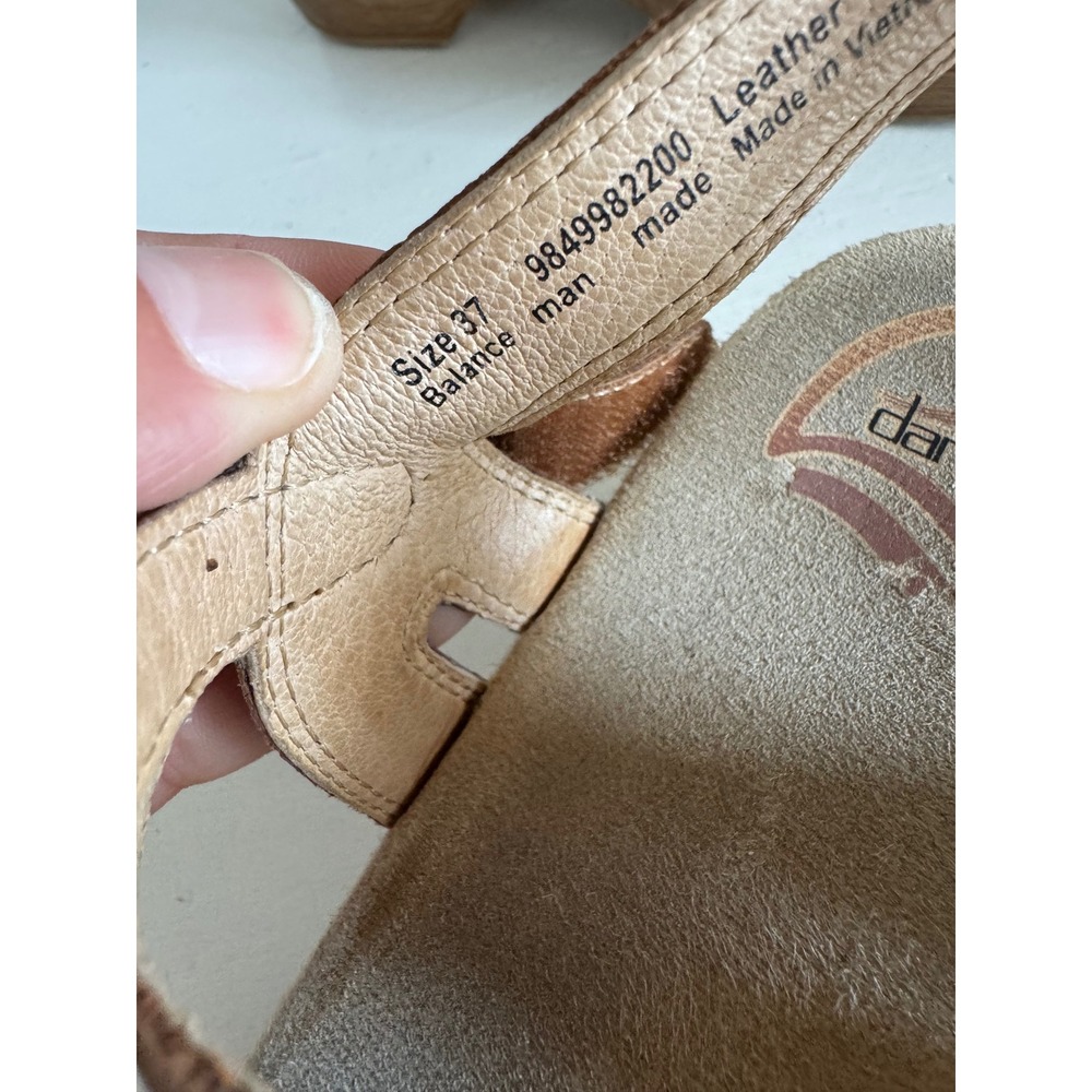 Dansko Season camel tan sandals size 37 (6.5-7) - Picture 12 of 12